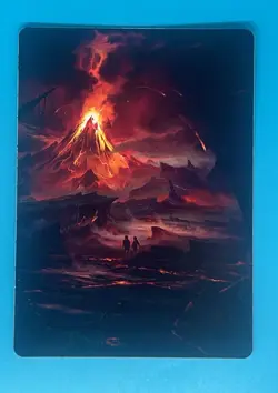 Mtg Lord Of The Rings Valley of Gorgoroth Art Card Art Series - Image 1