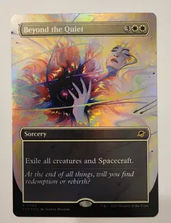 Mtg Edge Of Eternities Beyond The Quiet Borderless NM Foil - Image 1