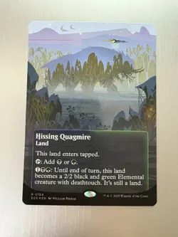 Hissing Quagmire - 154 - MTG: Edge of Eternities - Borderless - GALAXY FOIL - Image 1