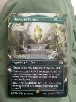 MTG Final Fantasy English The Earth Crystal Borderless 0342 Non-Foil Mint - Image 1