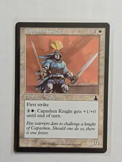 Capashen Knight - Urza's Destiny - LP - MTG Magic - Common - Creature - Image 1