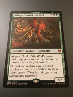 MTG Zendikar Rising #179 Ashaya, Soul of the Wild NM - Image 1