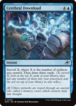 Cerebral Download - 48 - Edge of Eternities- Near Mint - MTG - Image 1