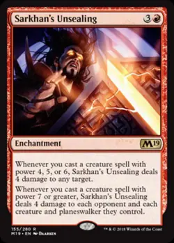 Sarkhan's Unsealing - Near Mint MTG Magic 2019 Core Set - Image 1