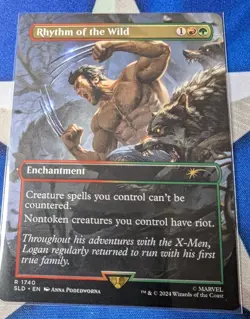 Rhythm Of The Wild MTG Marvel Secret Lair NM Non Foil Unplayed SLD Wolverine - Image 1