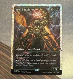 Icetill Explorer FRACTURE FOIL Showcase 388 Edge of Eternities EOE MTG Unplayed - Image 1