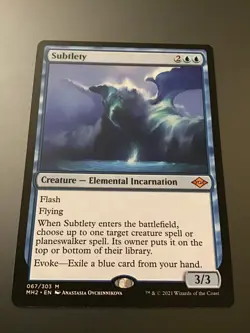 MTG Modern Horizons 2 #067 Subtlety NM - Image 1