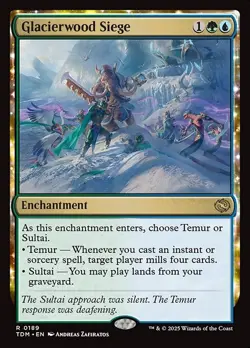2x Glacierwood Siege TDM LP MTG - Image 1