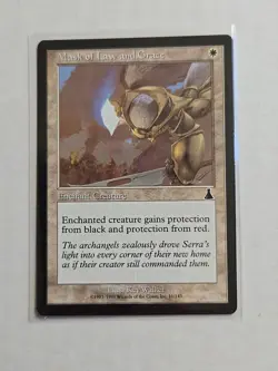 Mask of Law and Grace - Urza's Destiny - LP - MTG Magic - Common - Enchant - Image 1