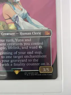 Yuna, Hope Of Spira (Borderless) Surge Foil Mtg Final Fantasy M #0549 - Image 4