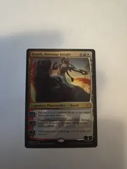 MTG - NM - FOIL - Huatli, Dinosaur Knight - Ixalan - Image 1