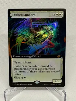 Exalted Sunborn (0318) *FOIL* Extended Art, Edge of Eternities, Magic MTG NM - Image 1