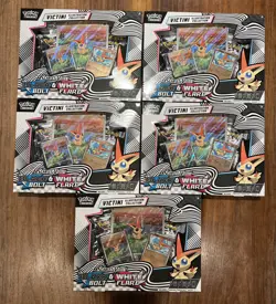 Pokemon Black Bolt & White Flare Unova Victini Illustration Collection Box LOT 5 - Image 1