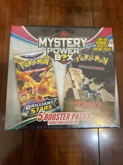 Pokemon 2025 Walmart Mystery Power Box 5 Booster Packs Chase Pack Seeded 1:10 💫 - Image 1