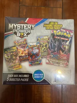 Pokemon 2025 Walmart Mystery Power Box 5 Booster Packs Chase Pack Seeded 1:10 💫 - Image 2