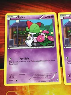 D1050 POKEMON TCG PLASMA STORM 2012 RALTS 2X 59 KIRLIA 60 HP - Image 2