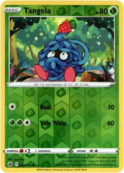 💢Pokemon - Tangela - Reverse Holo - 004/159 - Crown Zenith - (NM)💢 - Image 1