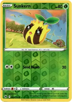 💢Pokemon - Sunkern - Reverse Holo - 007/159 - Crown Zenith - (NM)💢 - Image 1