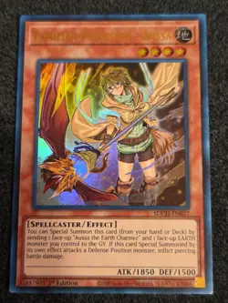 Yugioh! Familiar-Possessed - Aussa - SDCH-EN037 - Common - Alternate Art VLP - Image 1