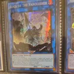 YUGIOH (MISPRINT) Rock of the Vanquisher MP24-EN141 Secret Rare - Image 1