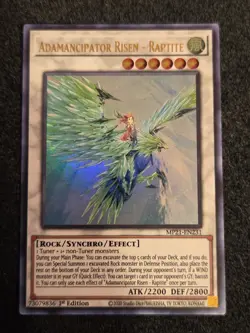 YuGiOh! - Adamancipator Risen - Raptite MP21-EN231 Ultra Rare 1st Edition NM - Image 1