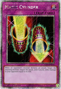 YuGiOh! Magic Cylinder RA03-EN115 - Platinum Secret Rare 1st Edition NM/M - Image 1