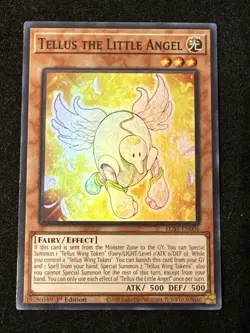 Yugioh Tellus the Little Angel EGS1-EN006 Super Rare 1st Ed NM - Image 1