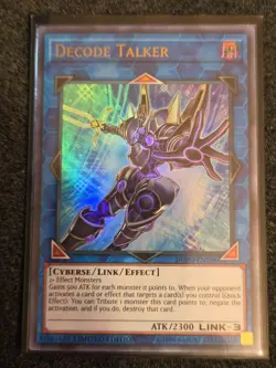 Yugioh Decode Talker DUPO-EN106 Ultra Rare Limited Edition NM - Image 1