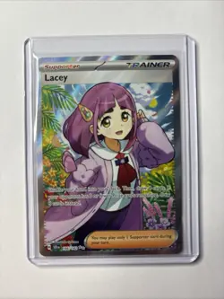 Pokemon Stellar Crown Lacey 166/142 Ultra Rate Full Art Card Mint /Near Mint - Image 1