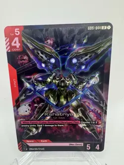 Kshatriya GD01 Newtype Rising GD01-044 LR Gundam Card Game TCG - Image 2