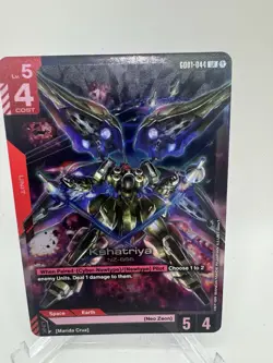 Kshatriya GD01 Newtype Rising GD01-044 LR Gundam Card Game TCG - Image 1