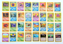 Fossil COMPLETE SET Uncommon/Common Vintage WOTC 32 Card Pokemon Lot NM/LP/MP - Image 1