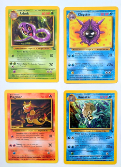 Fossil COMPLETE SET Uncommon/Common Vintage WOTC 32 Card Pokemon Lot NM/LP/MP - Image 2