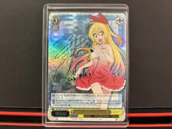 Weiss Schwarz Nisekoi Pajama Party Chitoge Signed Card NK/WE22-02SP SP - Image 1