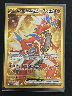 Pokemon TCG Scarlet & Violet Koraidon ex Hyper Rare Holo Card 254/198 - Image 1