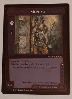 Muzgash - The Lidless Eye - Middle Earth CCG - MECCG Card - Image 1