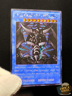 Yu-Gi-Oh Slifer Obelisk Ra God Card Set Secret Rare Alt Art Holo Anime Custom - Image 5