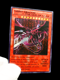 Yu-Gi-Oh Slifer Obelisk Ra God Card Set Secret Rare Alt Art Holo Anime Custom - Image 4