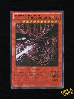 Yu-Gi-Oh Slifer Obelisk Ra God Card Set Secret Rare Alt Art Holo Anime Custom - Image 5