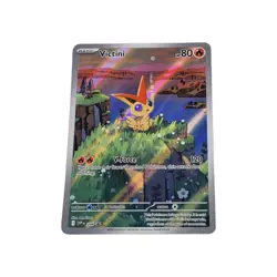 Victini SVP 208 Pokemon Black Bolt & White Flair Illustration Rare Promo Card - Image 1