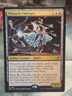 R 0223 Pinnacle Emissary Robot Edge of Eternities MTG Card EOE Island - Image 1
