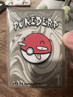 Pokederp Holo Teitei Entei 2/2 Secret Rare Custom Derpy Card - Image 3