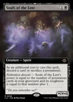 2x Souls of the Lost - Extended Art LCI LP MTG - Image 1