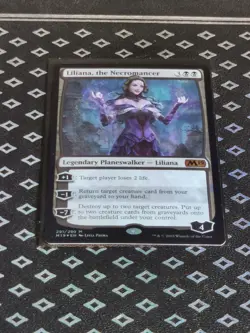 Liliana, the Necromancer FOIL (M19) 291 LP MTG - Image 1