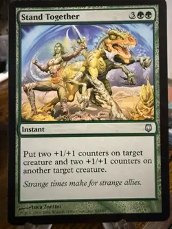 MTG Magic the Gathering Darksteel Stand Together - Image 1