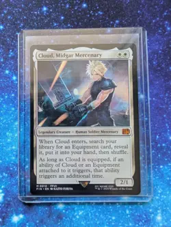 MTG Cloud, Midgar Mercenary 0010 Regular Mythic FIN Final Fantasy NM - Image 3