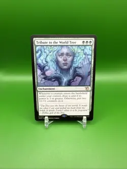 MTG Tribute to the World Tree-March of the Machine 0211 NM Rare Enchantment - Image 1