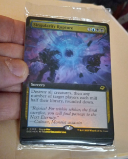 MTG Singularity Rupture 398 *Buy a Box Promo FOIL* Magic MtG x1 Sealed package - Image 2