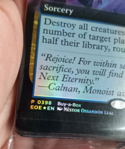 MTG Singularity Rupture 398 *Buy a Box Promo FOIL* Magic MtG x1 Sealed package - Image 4