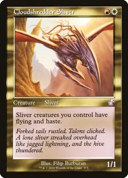 Cloudshredder Sliver Time Spiral Remastered LP MTG - Image 1